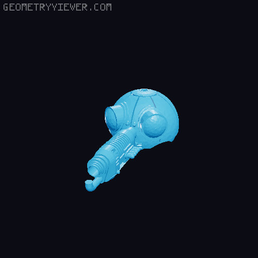 Spider Droid Kataphron 3D model thumbnail