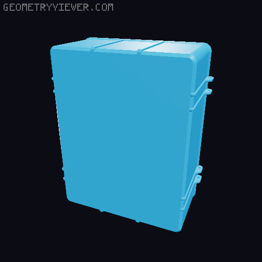 Rugged box remix 3D model thumbnail