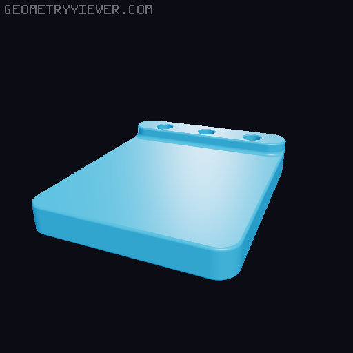 Modular holder system (3rd hand / lab stand) 3D model thumbnail