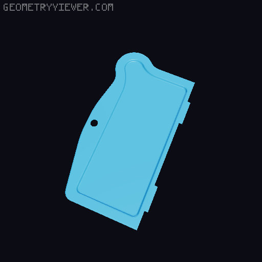 Elegoo Saturn 4 Ultra Tank Cover 3D model thumbnail