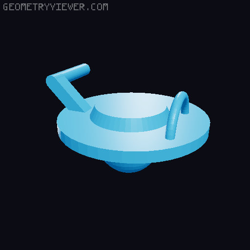 Realistic Toilet 3D model thumbnail