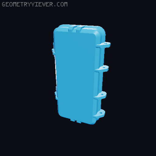 8BitDo Ultimate 2C Reciever case 3D model thumbnail