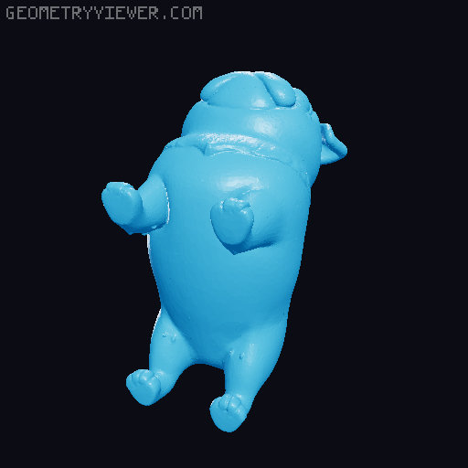 Pug v1 3D model thumbnail