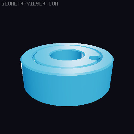 PASTA lite - Fully Printed Gear and Bearing Set 3D model thumbnail