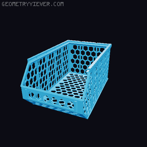 Stackable Basket Remix 3D model thumbnail