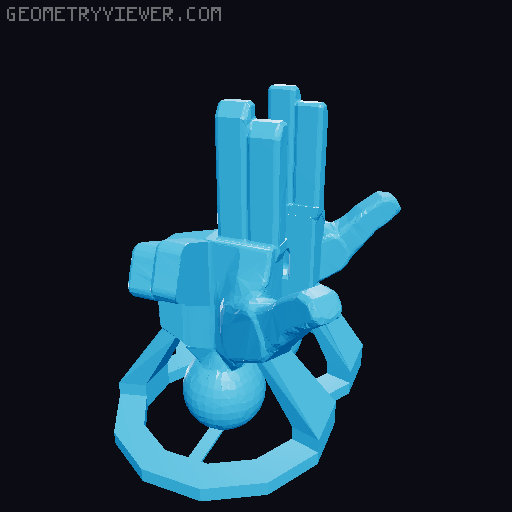 Lucky 13 Hands Compilation (with extra adhesion) 3D model thumbnail