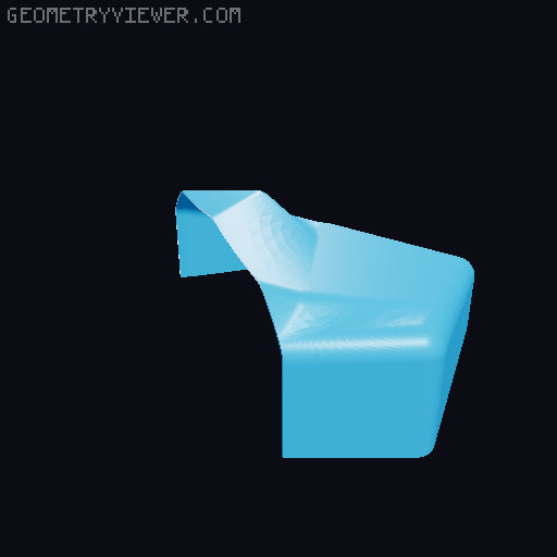 glove80 travel case 3D model thumbnail