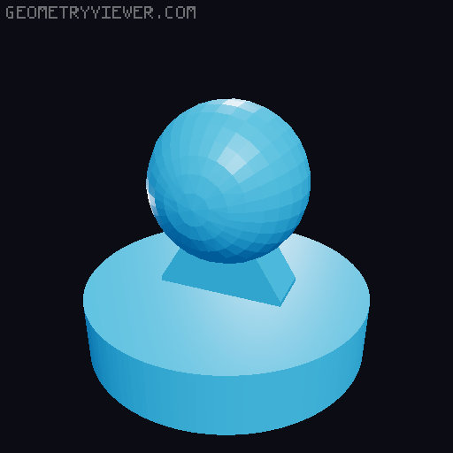jaR2-D2 articulated mason jar lid 3D model thumbnail