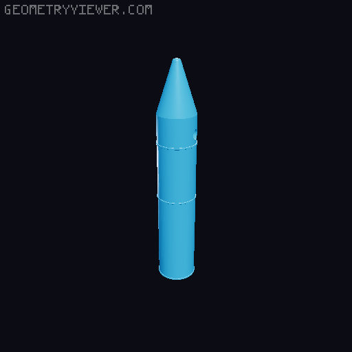 SLS Artemis 2 3D model thumbnail
