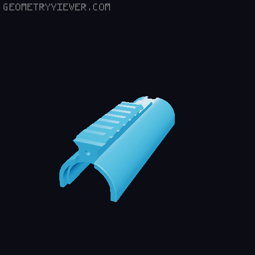 Reduced Wolver 999 Handguard  3D model thumbnail