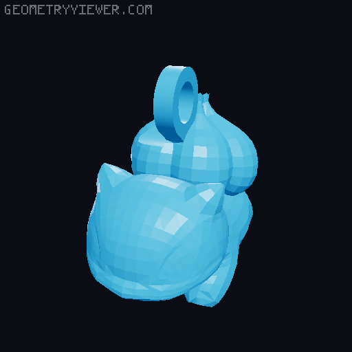 Bulbasaur Wheel Extruder Indicator 3D model thumbnail