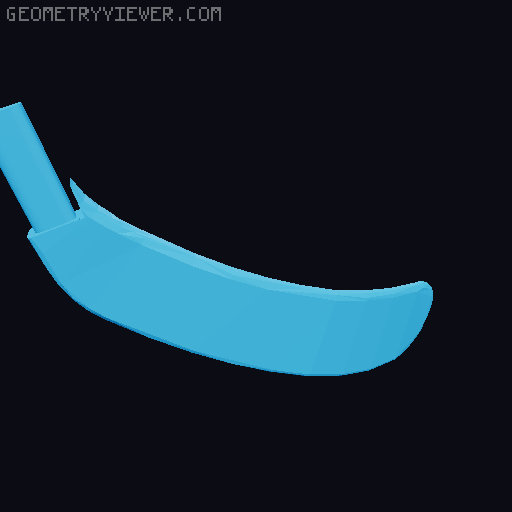 Hockey Stick 3D model thumbnail