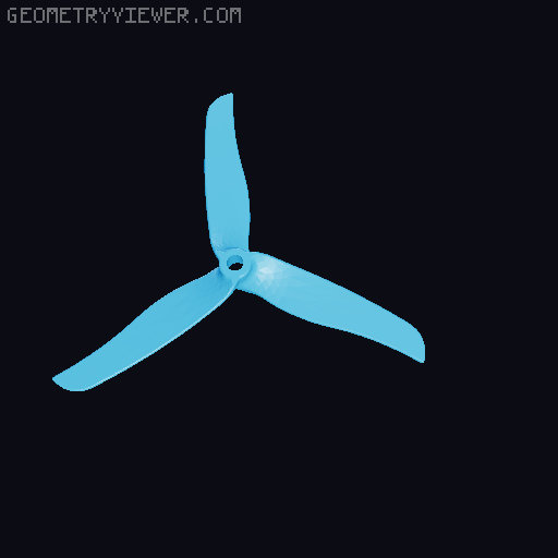  6 Inch Prop 6035 V3.1 3D model thumbnail
