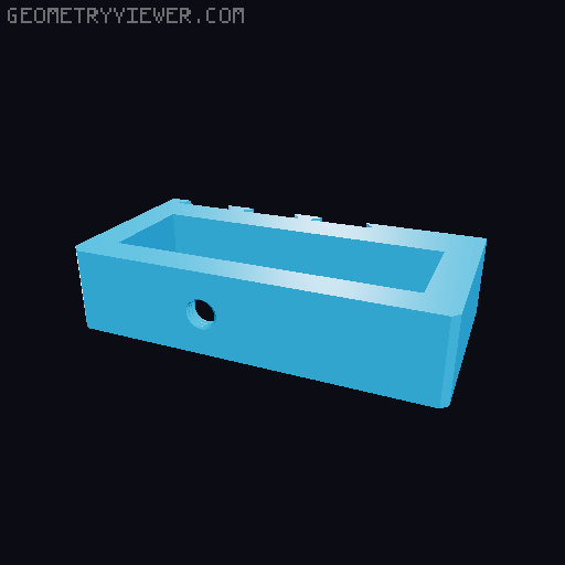 Underware - Power Strip Screw Clamps - closed 3D model thumbnail