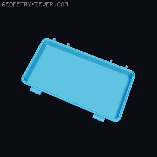 Rugged Cigar Box 3D model thumbnail