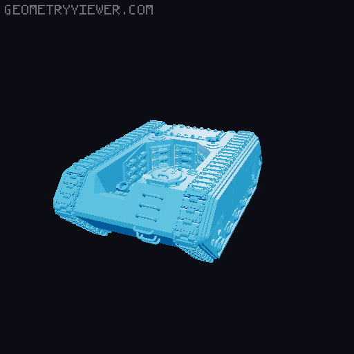 X-42 Mortar Carrier 3D model thumbnail