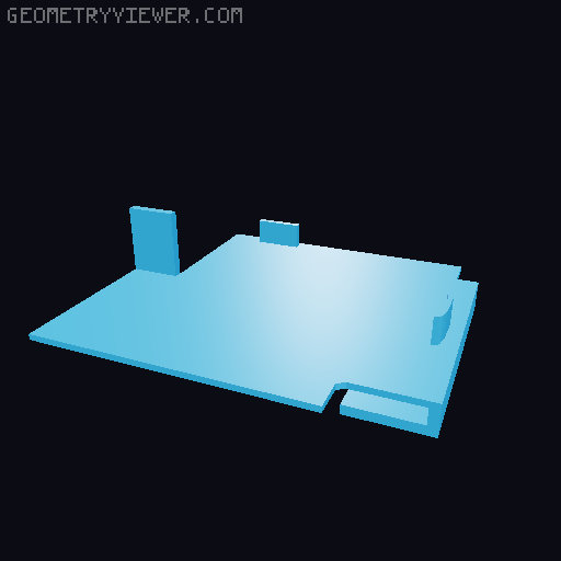 Wearable HEPA fan with strap 3D model thumbnail