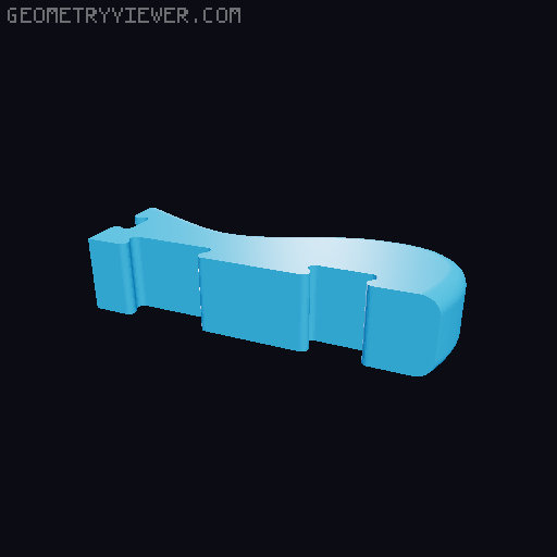 E-Guitar Telecaster Body, "MI-Tarre" Floyd - Rose Bridge 3D model thumbnail