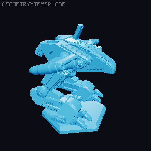 Osprey Battlemech 3D model thumbnail