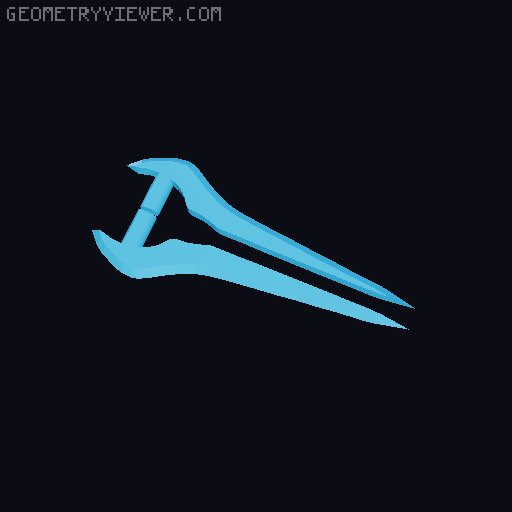 Halo Energy Sword for LUCKY 13 (With Revision) 3D model thumbnail