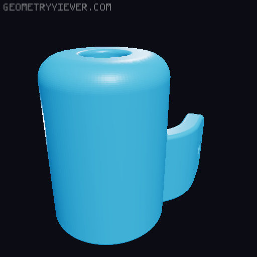 Termometer mounting bracket 3D model thumbnail