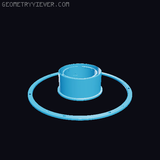 Improved Reusable Spool 3D model thumbnail