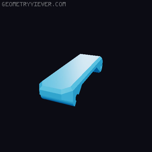 Rugged Snap-Lock Protective Box 3D model thumbnail