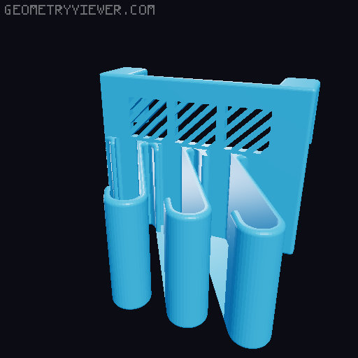 Phone Holder For Game Court 3D model thumbnail