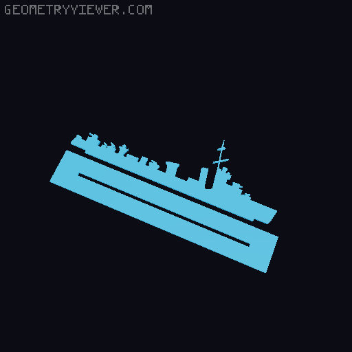 Torpedoes and Tides Standees and tools 3D model thumbnail