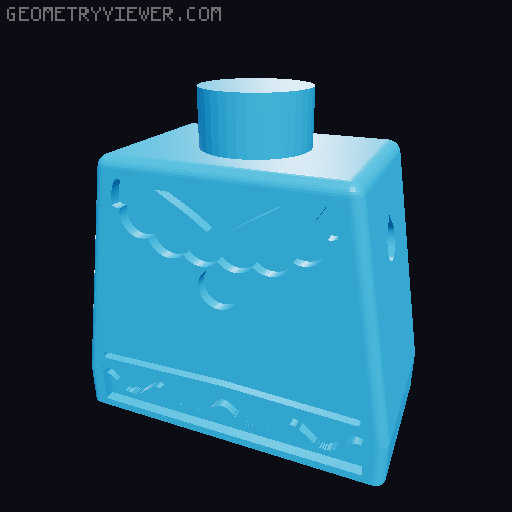 Daisy Duck Giant Minifig 3D model thumbnail