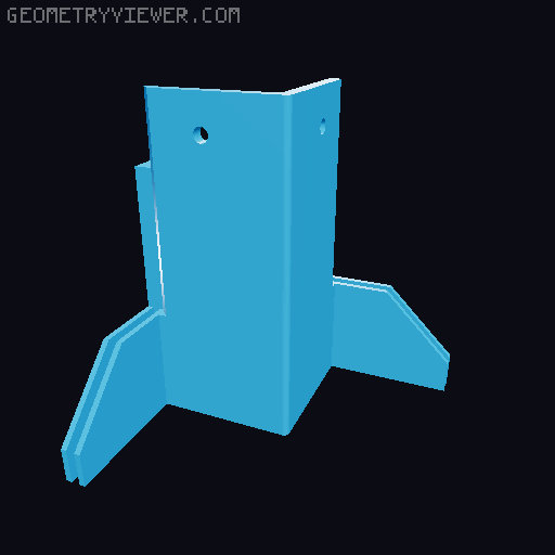 Ikea Lack V2 - +10mm-100mm Height Variants 3D model thumbnail