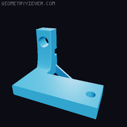 mocowanie na większy slinik voyager mk1 3D model thumbnail
