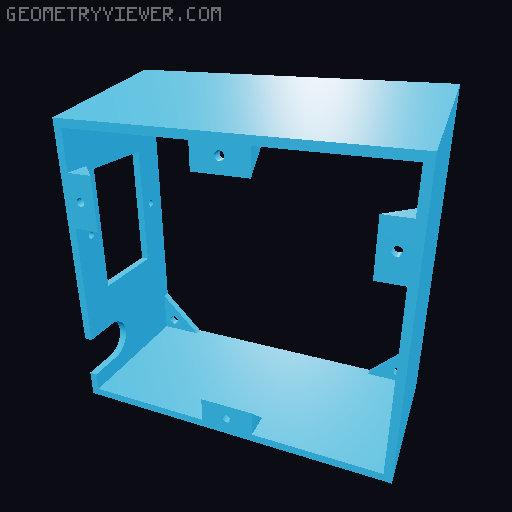 IKEA LACK Enclosure Remixes 3D model thumbnail