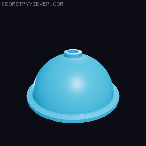 Bowling Ball Mold 3D model thumbnail
