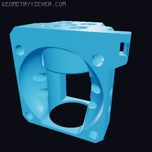 Amazon V6 Revo Hotend for EVA 3 and E34M1 toolhead 3D model thumbnail