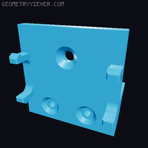 Xbox Controller Stand for Tables and Walls 3D model thumbnail