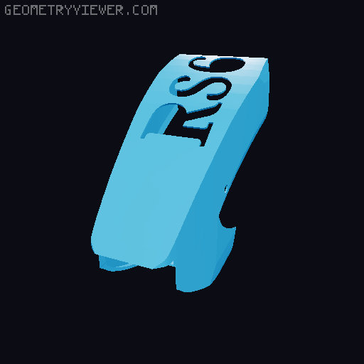 Goosky RS5 - RS6 3D Printing Canopy 3D model thumbnail
