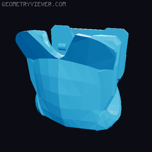 Dummy 13 Lego Knight Armor/Weapons (MOD) 3D model thumbnail
