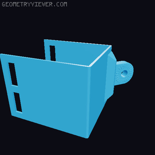 Lack Camera Mount for Articulating Raspberry Pi Camera 3D model thumbnail