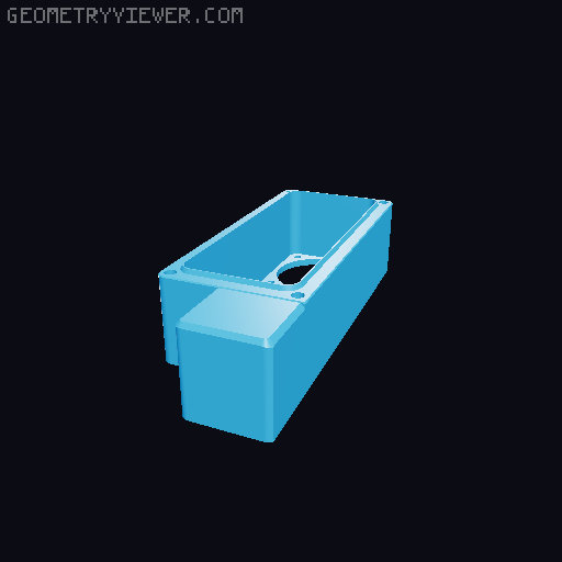 Bento Box improved with on/off switch 3D model thumbnail