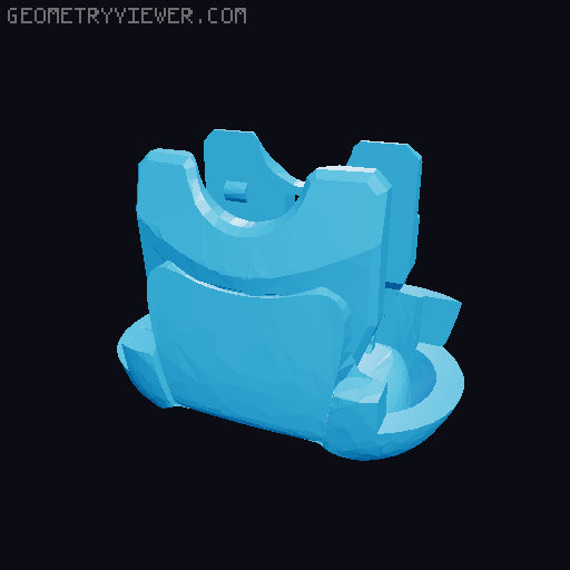 Dummy 13 Lego Knight Armor/Weapons (MOD) 3D model thumbnail
