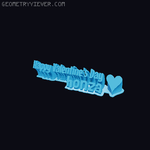 Happy Valentines Day... 3D model thumbnail