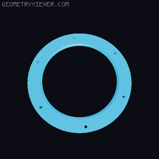 Mold to make a silicone o-ring for the Open Ball vise base. 3D model thumbnail