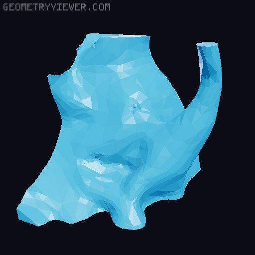 Skull candy bowl XXXXL 3D model thumbnail