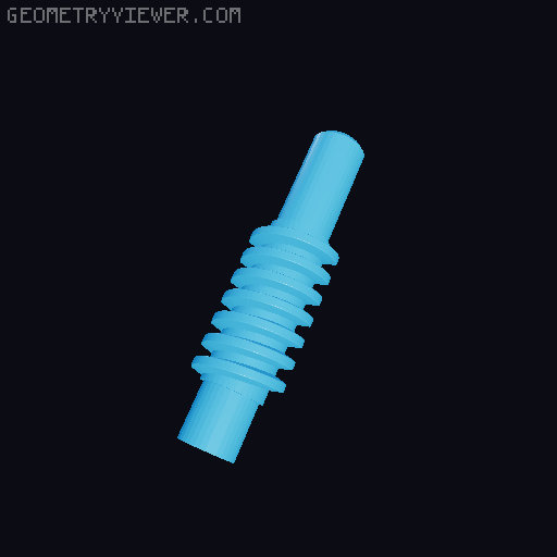 Hadley Hill and "Strurdy" Mount Worm Gear Altitude adjustor 3D model thumbnail