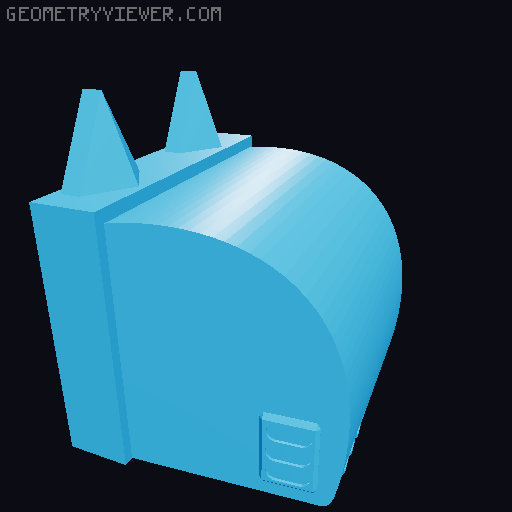 Dummy 13 TV Head V2 3D model thumbnail