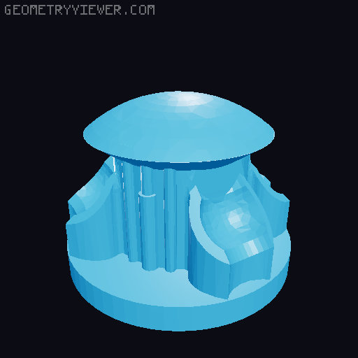 Spider Droid Kataphron 3D model thumbnail