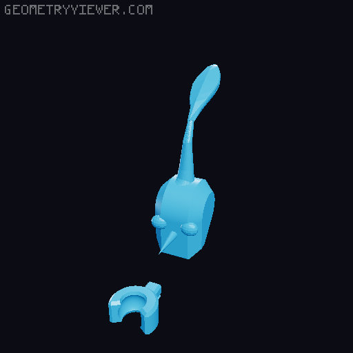 pikmin heads dummy 13 3D model thumbnail