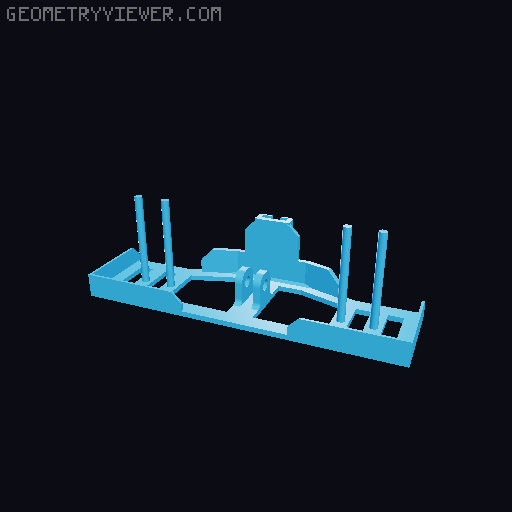 Modelo de grúa / Crane Model 3D model thumbnail