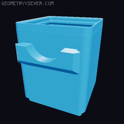 Parametric Gridfinity bins for GOEWS 3D model thumbnail